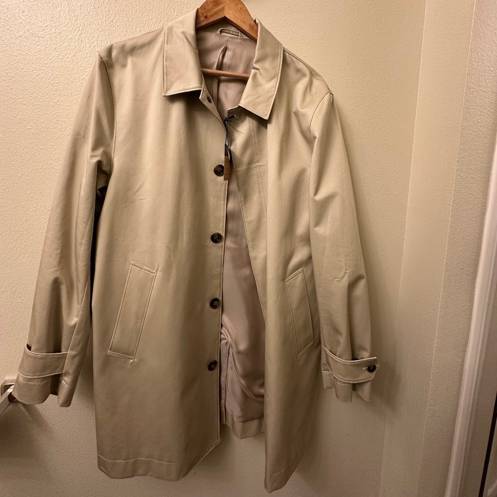 Charles Tyrwhitt Showerproof Raincoat Cotton